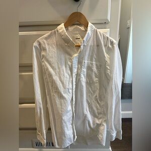 Buck Mason White Button-Up Shirt